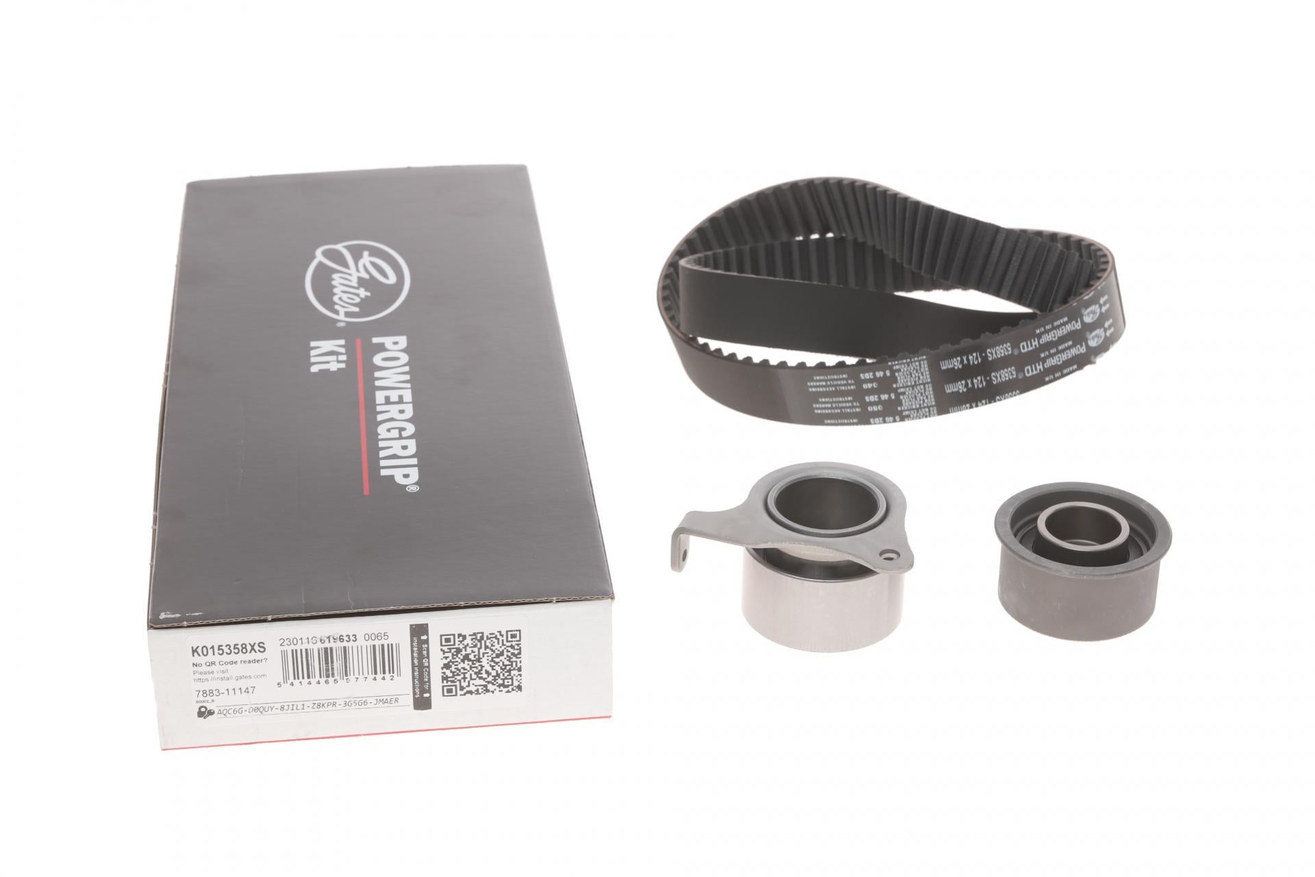 Комплект ГРМ GATES Toyota Corolla 1.3-1.4 92-00 (K015358XS)