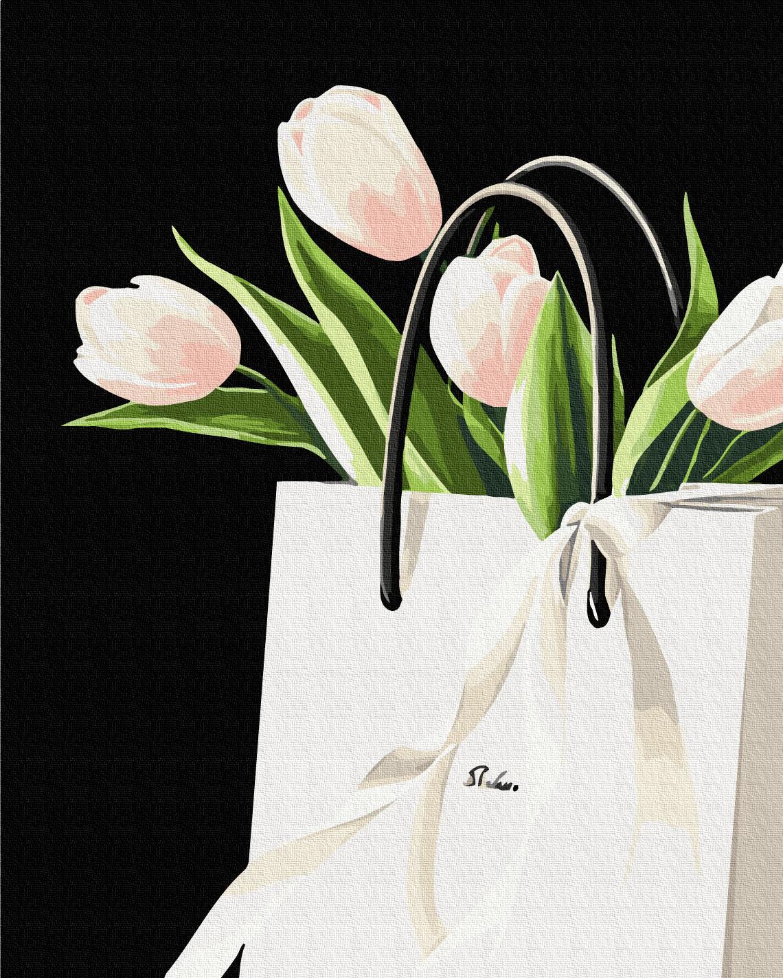 Картина за номерами Brushme Ніжний подарунок 40x50 см (BSB0047) Картина за номерами Brushme Ніжний подарунок 40x50 см (BSB0047)