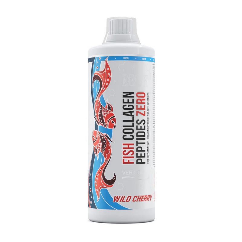 Коллаген морской питьевой жидкий Verisol MST Fish Collagen Peptides Zero 1 л Дикая вишня
