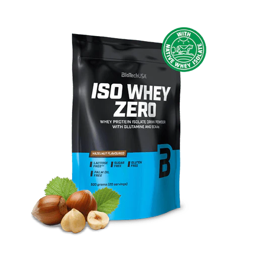 Протеїн BioTechUSA Iso Whey Zero 500 g 20 servings Hazelnut