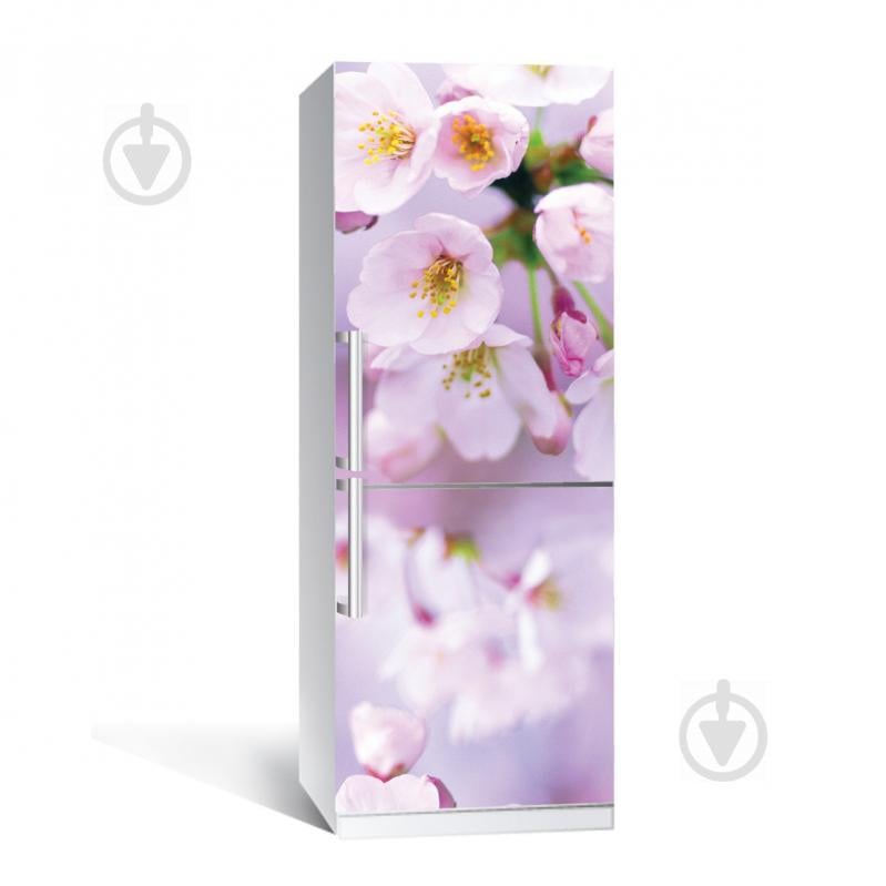 Наклейка на холодильник Zatarga Яблучне цвітіння 650х2000 мм Рожевий (z180212)