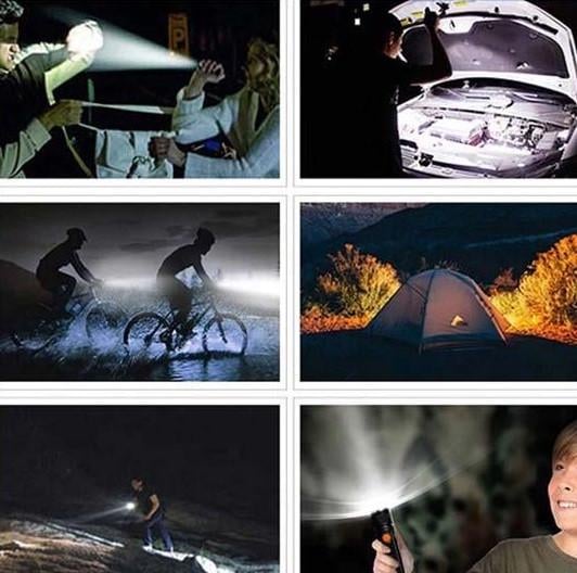 Універсальний ліхтар SUNROZ LED USB Чорний (SUN4249) - фото 2 Універсальний ліхтар SUNROZ LED USB Чорний (SUN4249) - фото 2