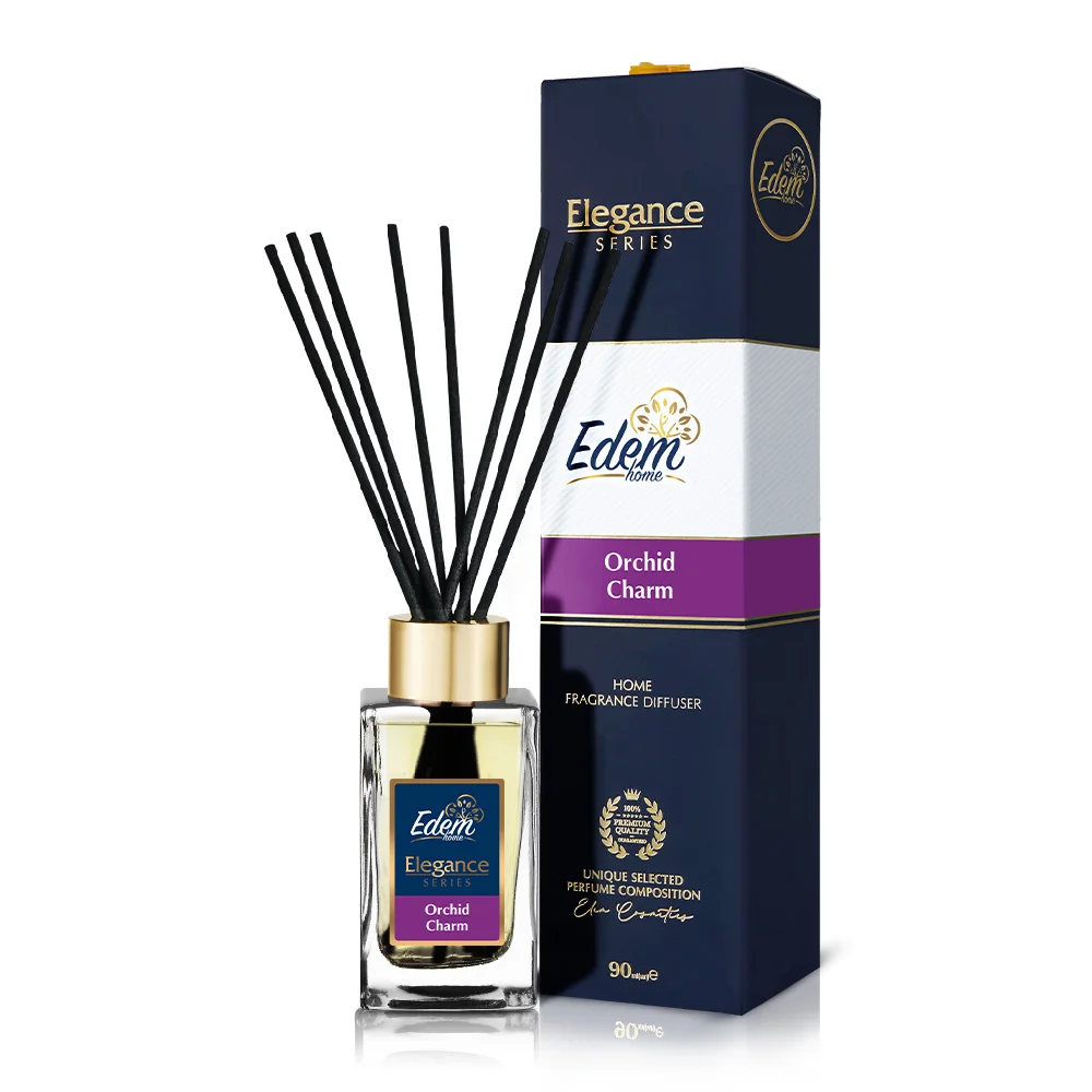 Аромадиффузор с палочками Edem Elegance Orchid Charm 90 мл (EH25408)