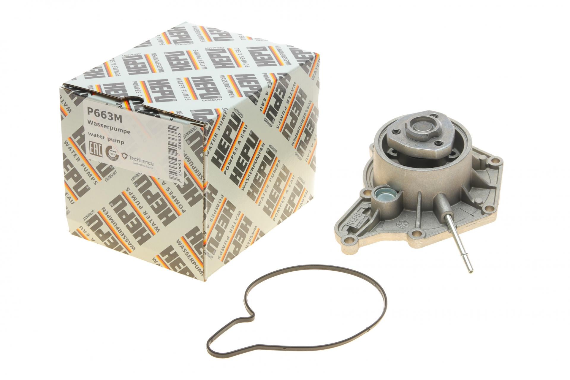 Помпа води Hepu Audi A4/A5/A6/A7/A8 3.0-4.0 TFSI 10- не перемикається (P663M)