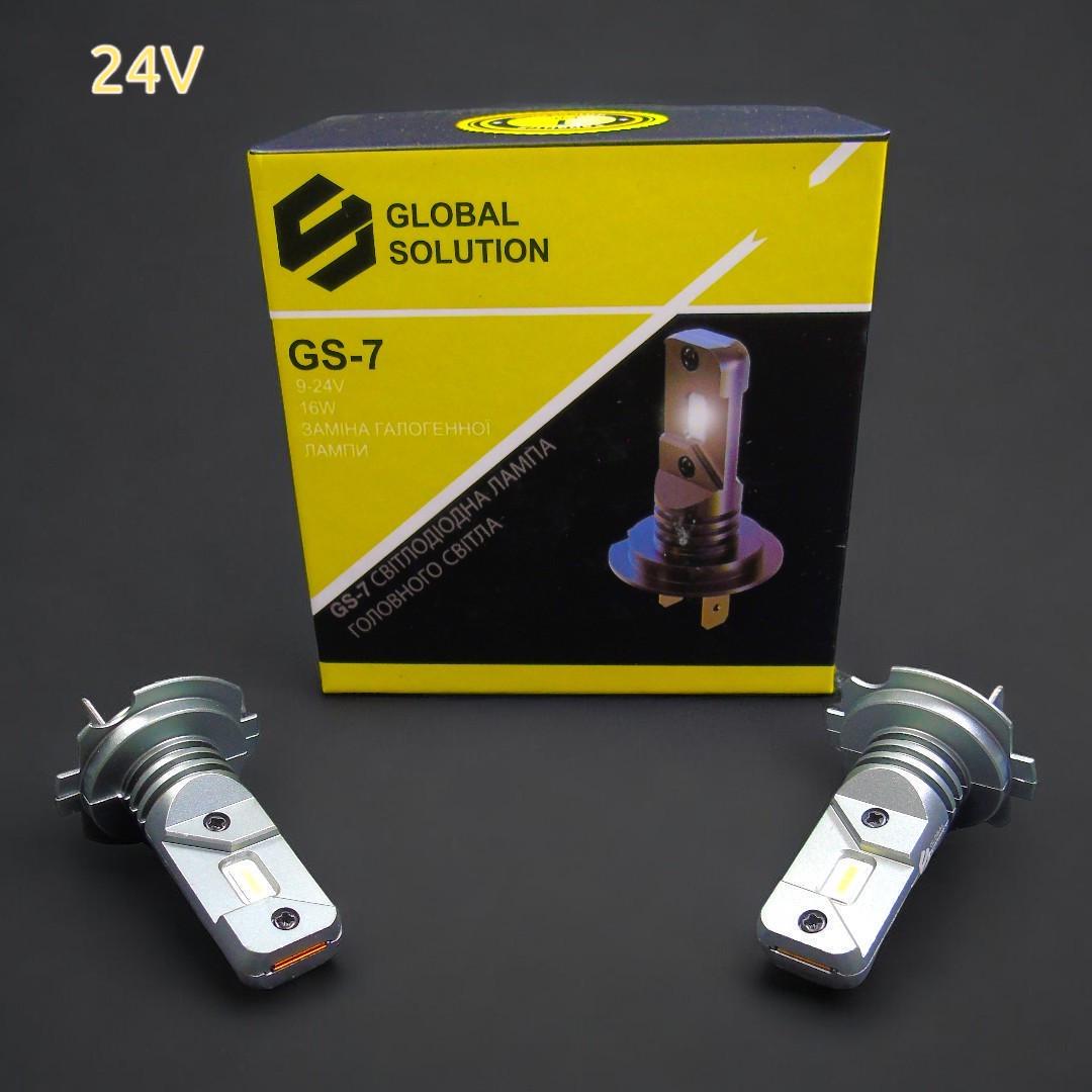 Світлодіодна лампа H7 GS-7 16W 5000Lm 6500K 24V (2268028552) - фото 8 Світлодіодна лампа H7 GS-7 16W 5000Lm 6500K 24V (2268028552) - фото 8