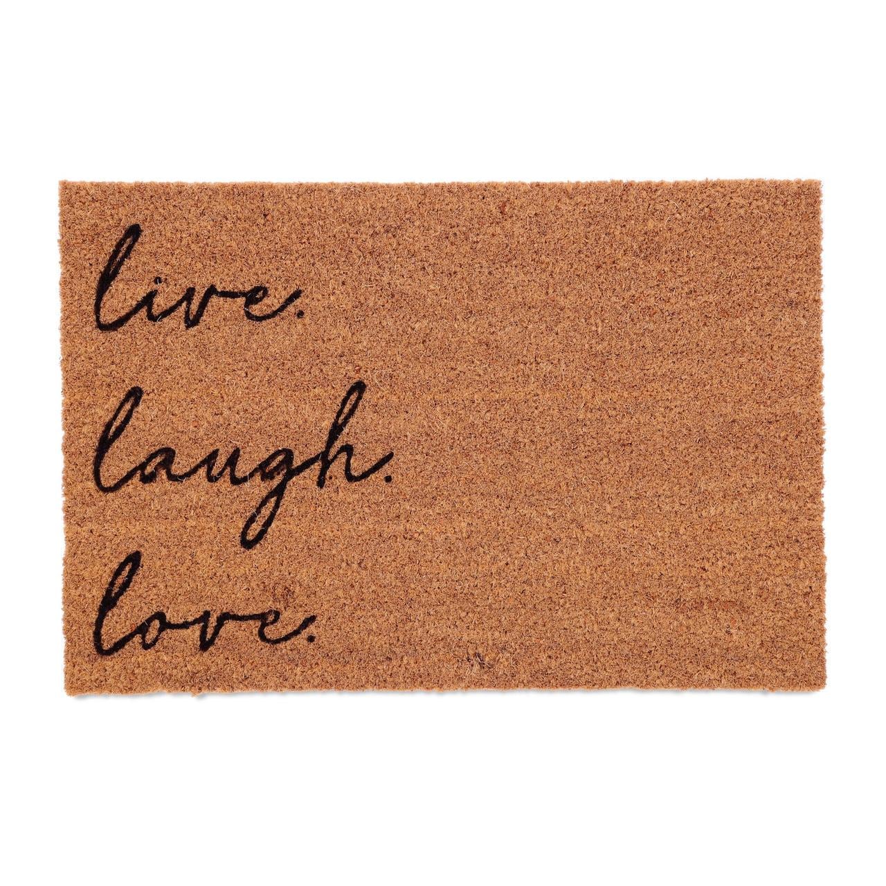 Коврик Relaxdays Live Laugh Love кокосовое волокно 60x40 см (10046159) Коврик Relaxdays Live Laugh Love кокосовое волокно 60x40 см (10046159)