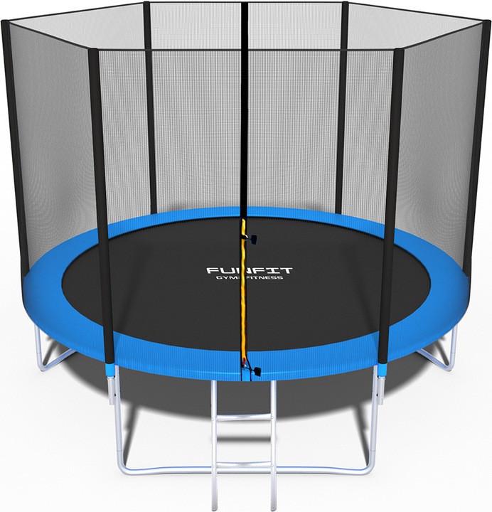 Батут Fun Fit 252 см з подушкою та сходами (11618584)