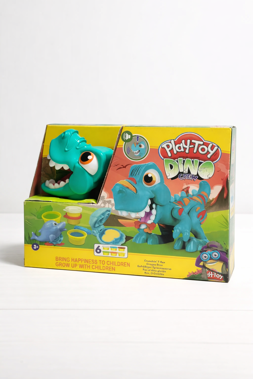 Набор с тестом для лепки Play-Toy Dino Crew Динозавр SM8067