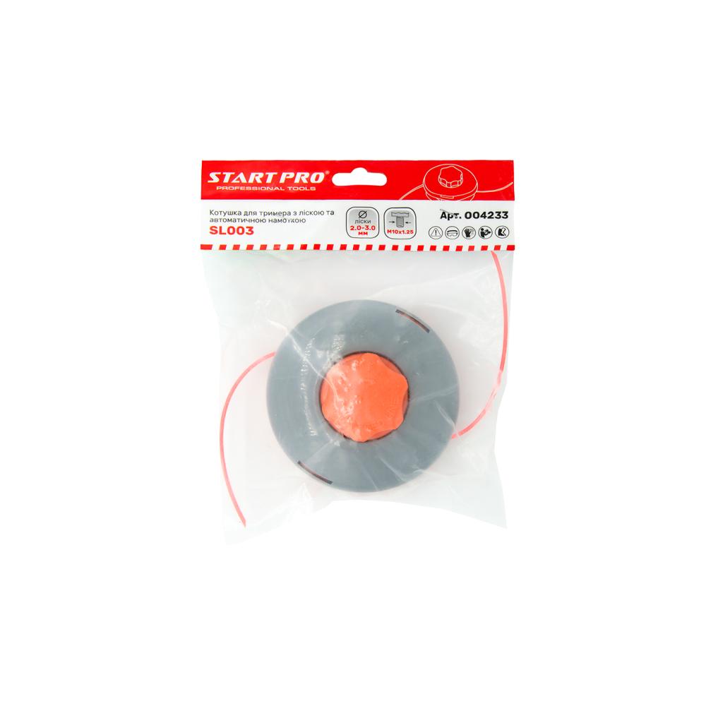 Котушка для тримера START PRO SL003 4233 з ліскою та автоматичним намотуванням - фото 3 Котушка для тримера START PRO SL003 4233 з ліскою та автоматичним намотуванням - фото 3