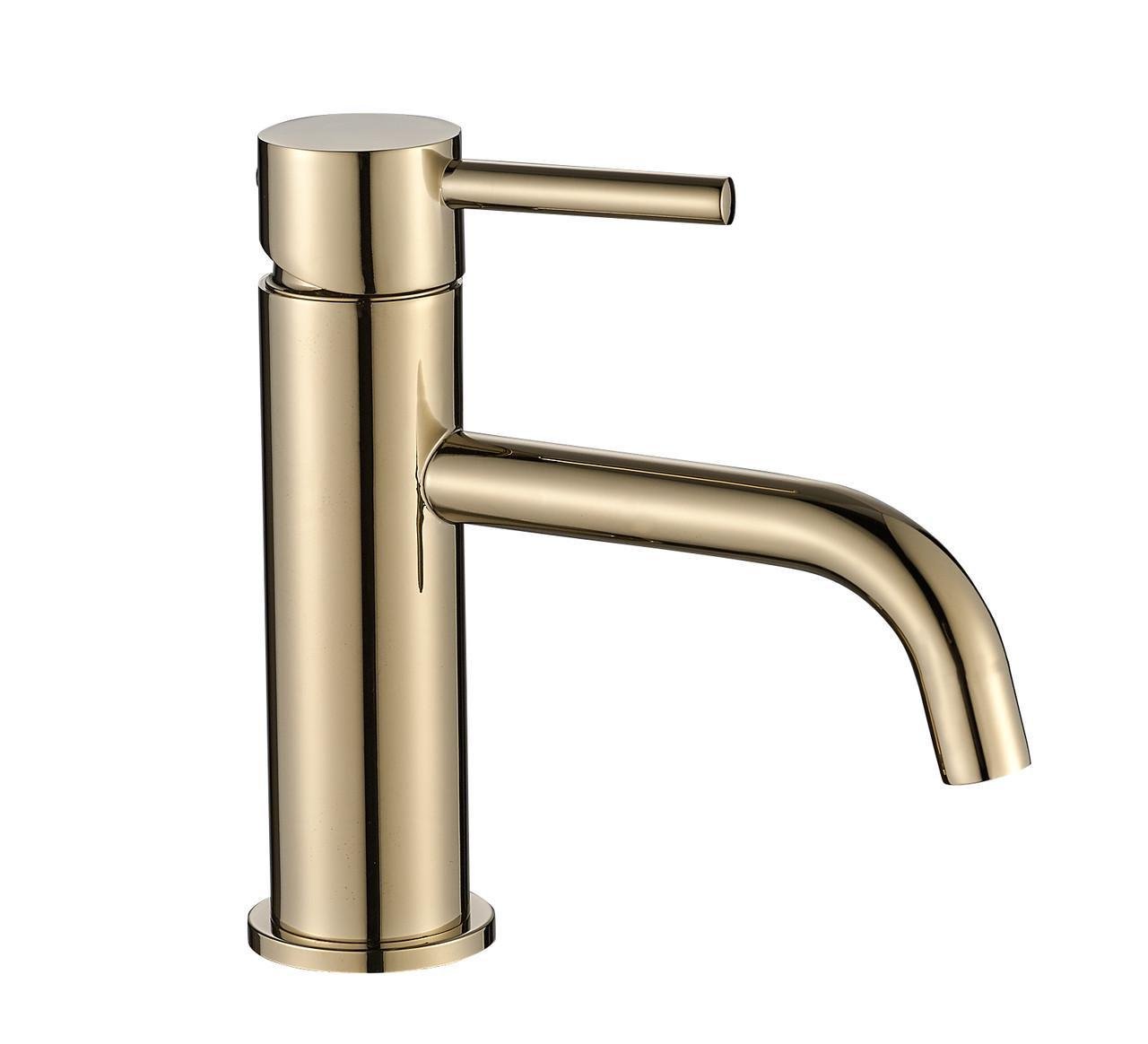 Смеситель для раковины низкий VBI MILANO Gold (2808388682)