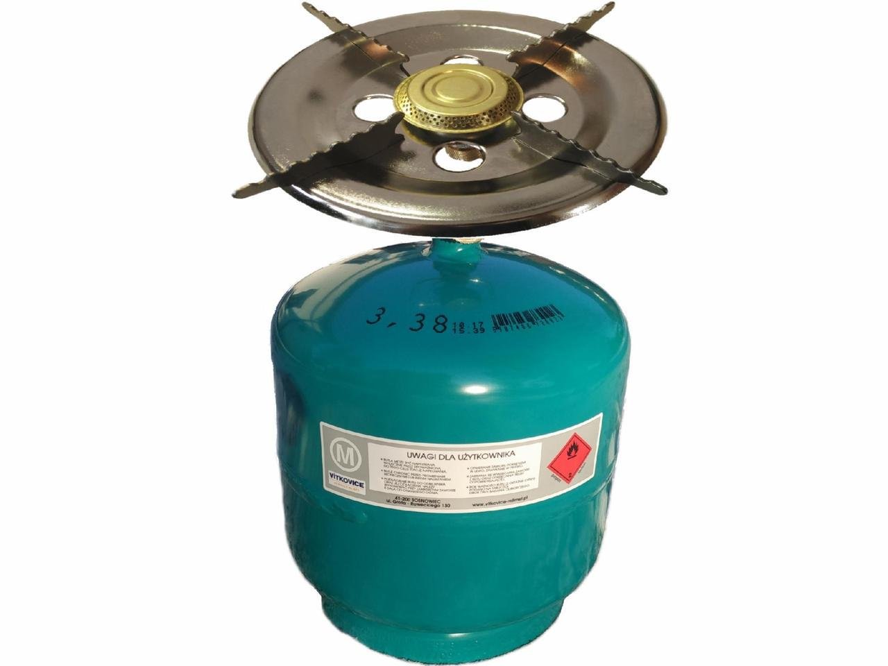 Балон газовий VITKOVICE BT-3 з комфорткою 7,2 л (2391721179) Балон газовий VITKOVICE BT-3 з комфорткою 7,2 л (2391721179)
