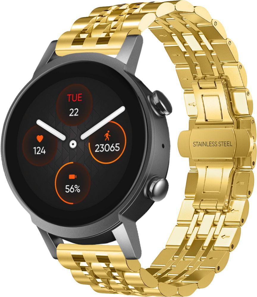 Браслет металлический Spinye для Mobvoi TicWatch E3 Gold (29179-2A)