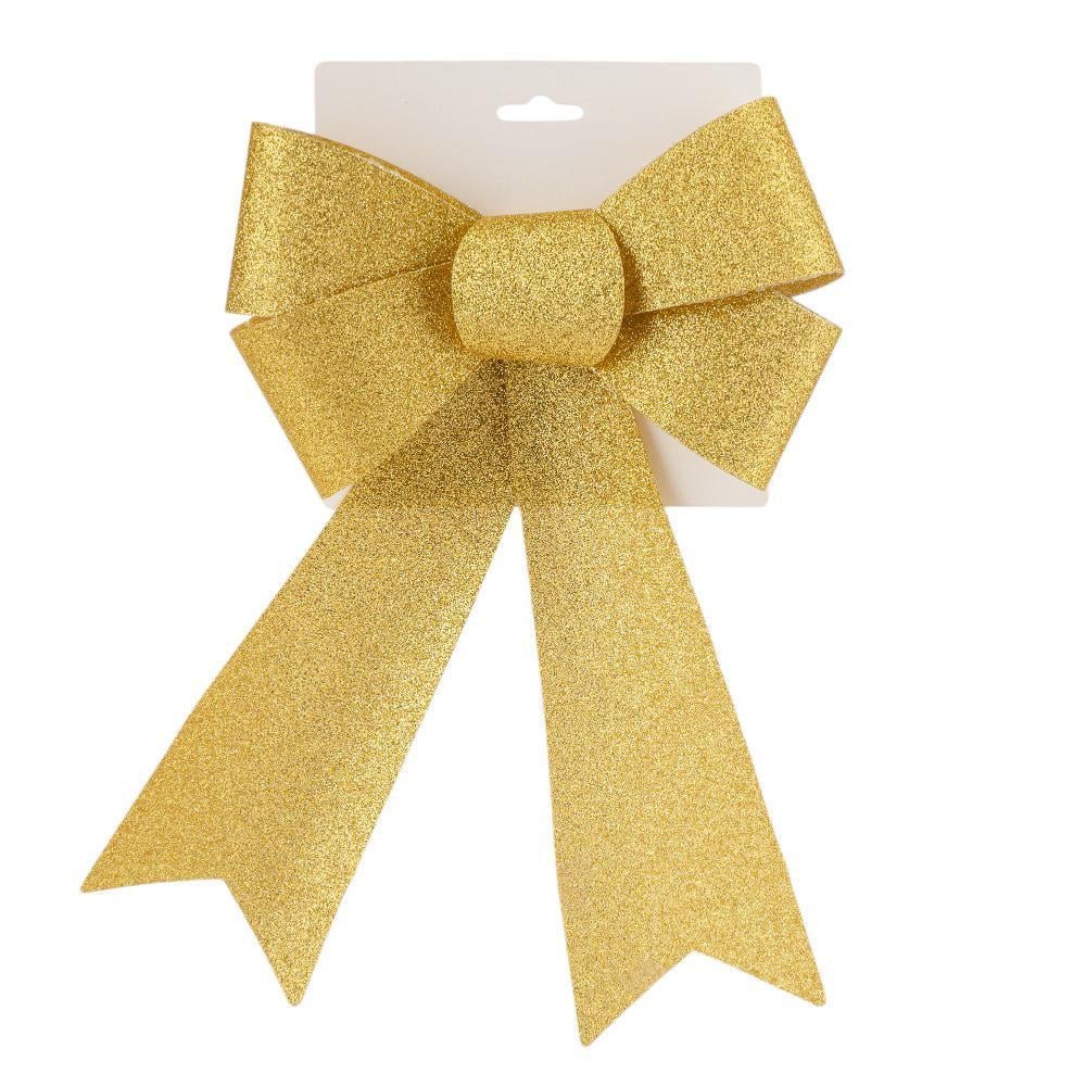 Бант блестящий 32 см Золотой (9245-011) Бант блестящий 32 см Золотой (9245-011)