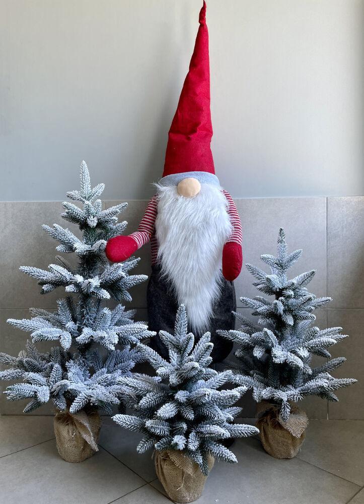 Ялинка лита Classic в мішковині 50 см Засніжений (210N/50/GS) - фото 6 Ялинка лита Classic в мішковині 50 см Засніжений (210N/50/GS) - фото 6