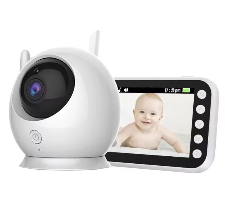 Відеоняня Baby Monitor ABM100 з монітором 4,3'' оглядом 360° двостороннім зв'язком та нічним баченням (2849338440)