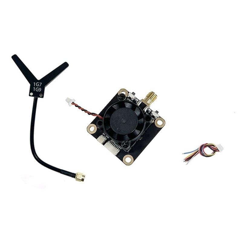 Видеопередатчик VTX 1,7G 1,9G 6W 8CH FlyTo F9 с антенной для FPV дронов (00-00029044)