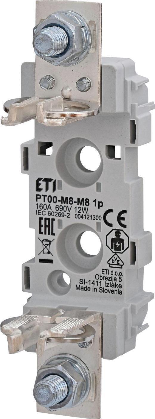 Тримач запобіжника ETI PT 00 1p 160A M8-M8 (4121300)
