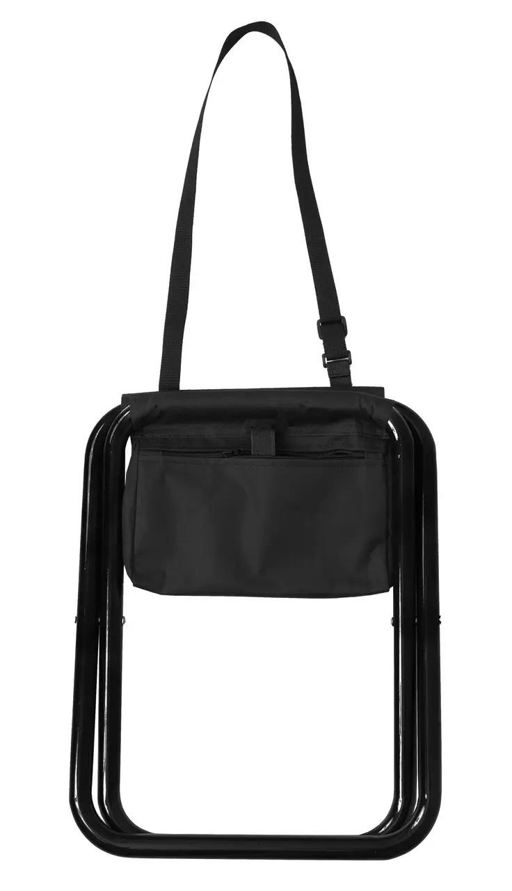 Табурет туристичний розкладний з сумкою NeRest NR-25S Чорний - фото 2