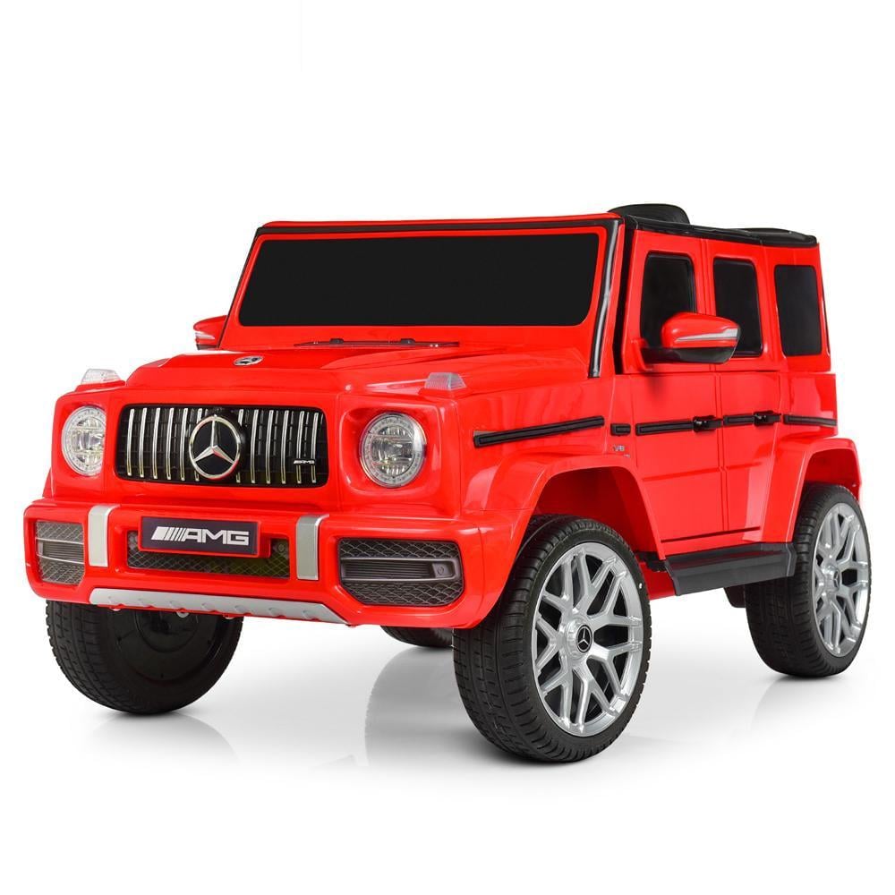 Дитячий електромобіль Bambi джип Mercedes Гелентваген M 4214EBLR Червоний Дитячий електромобіль Bambi джип Mercedes Гелентваген M 4214EBLR Червоний