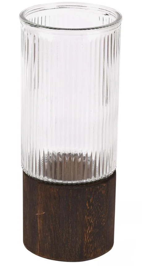 Ваза стеклянная 10х26 см (R35681-26) Ваза стеклянная 10х26 см (R35681-26)
