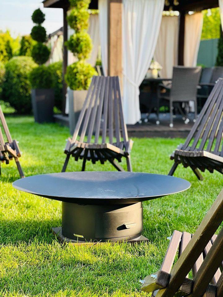 Чаша для вогню звичайна з попільником d 100 см (32692368)