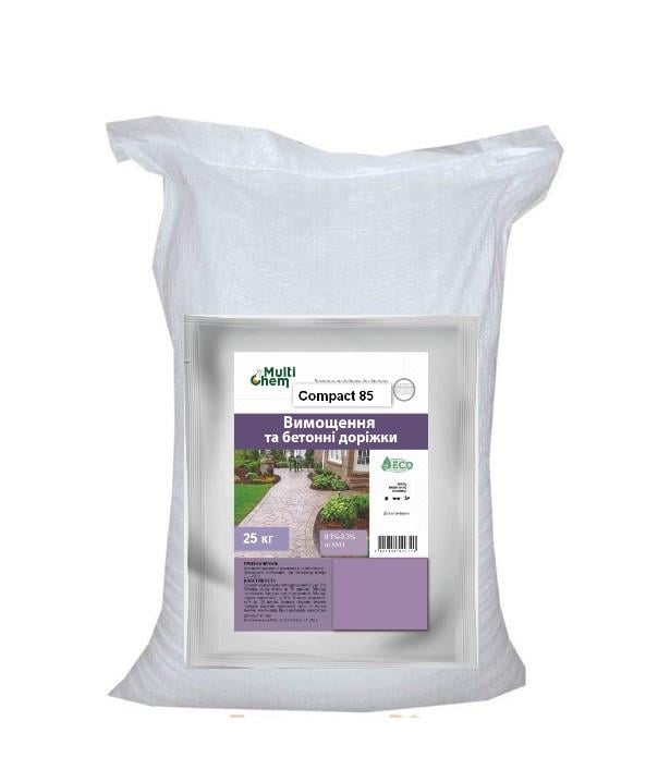 Пластифікатор прискорювач для тротуарної плитки та бетону Compact 85 концентрат 25 кг (30829997)