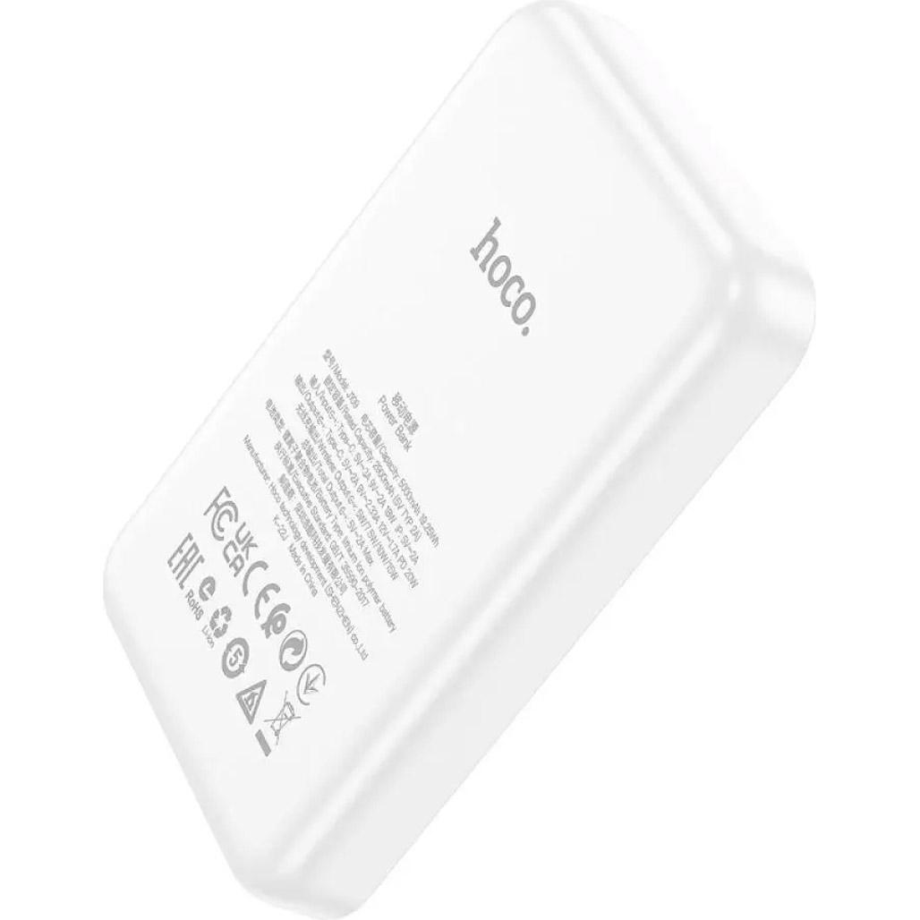 Зовнішній акумулятор Hoco J109 Easy MagSafe 5000 mAh 20W White - фото 4