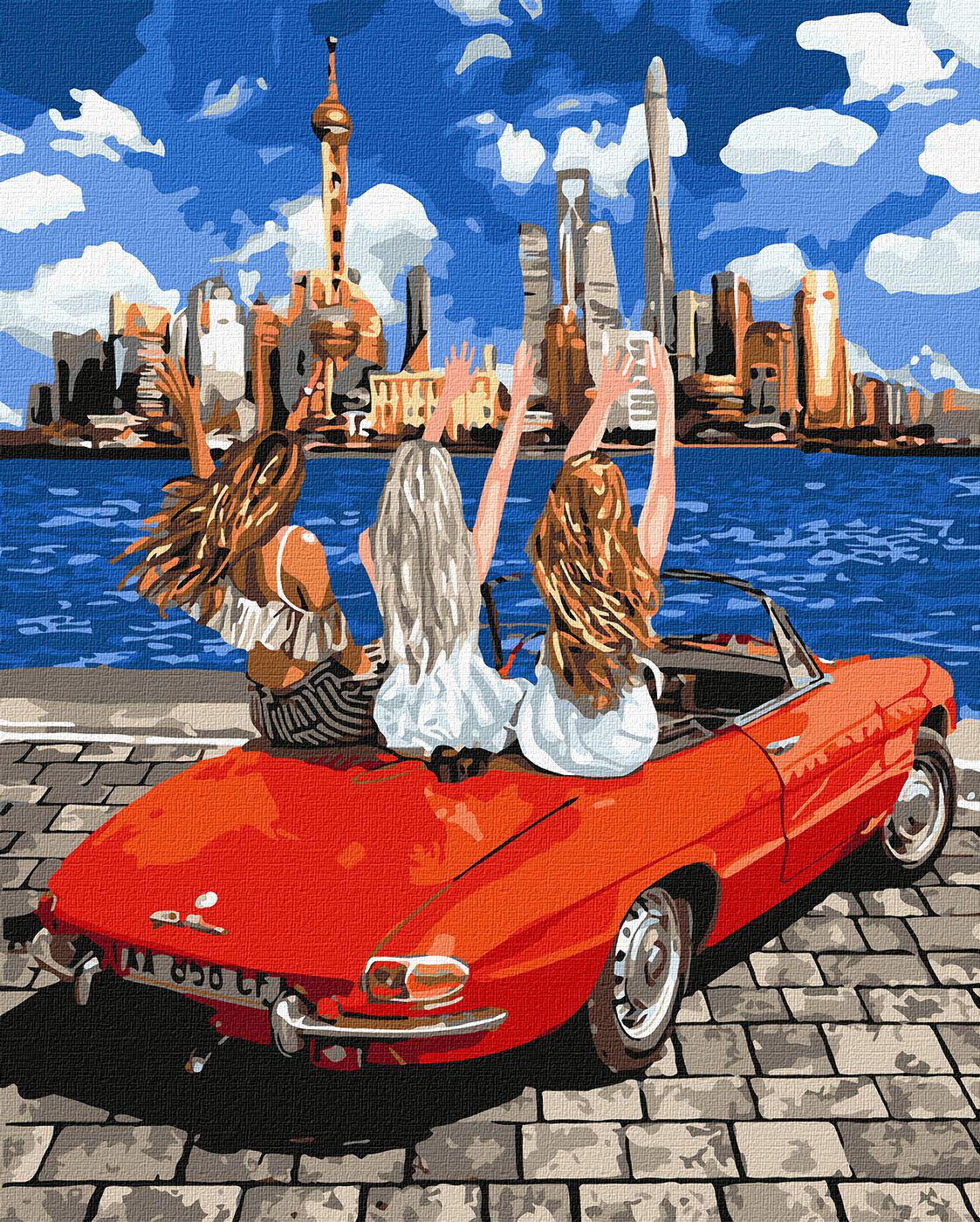 Картина по номерам Идейка Девочки-подруги 40x50 см (КНО4712)