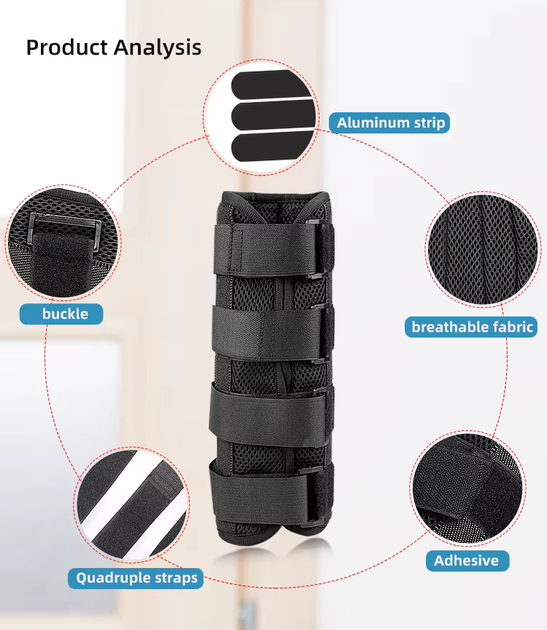 Бандаж Toelab с металлическими пластинами L (M207) - фото 3 Бандаж Toelab с металлическими пластинами L (M207) - фото 3