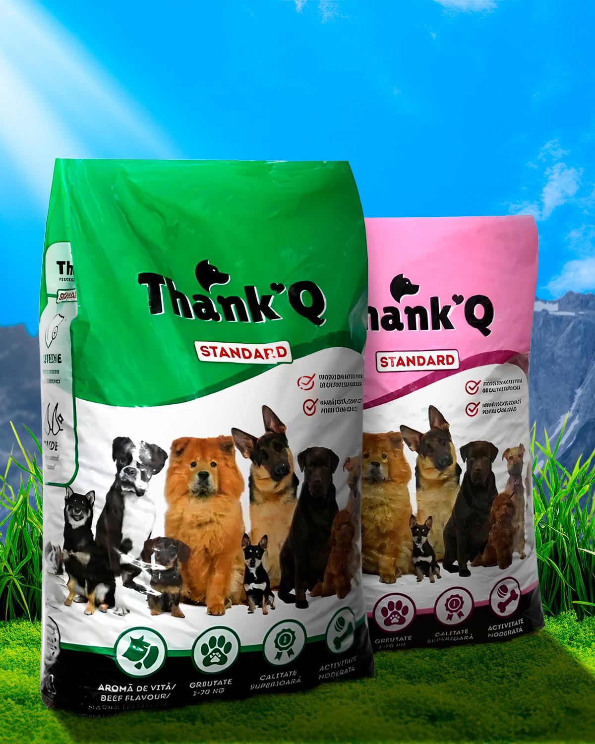 Корм сухий для собак усіх порід Thank'Q зі смаком яловичини та ягняти 20 кг - фото 3 Корм сухий для собак усіх порід Thank'Q зі смаком яловичини та ягняти 20 кг - фото 3