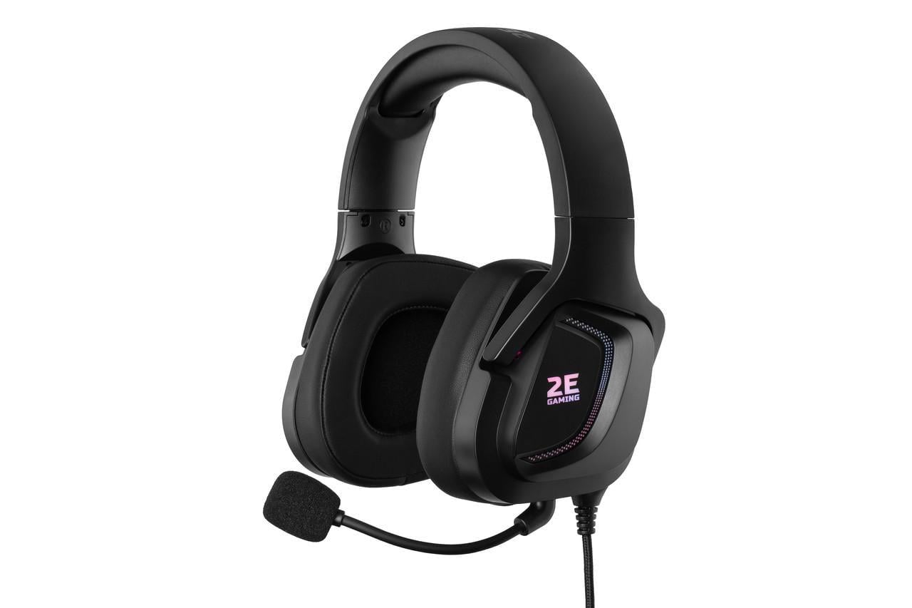 Наушники игровые проволочные 2E Gaming HG340 7.1 USB-A RGB 2 м Черный (iz15763)