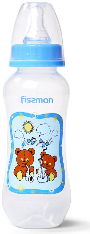 Бутылочка детская для кормления Fissman Babies Медвежата-музыканты 240 мл (FN-6880)