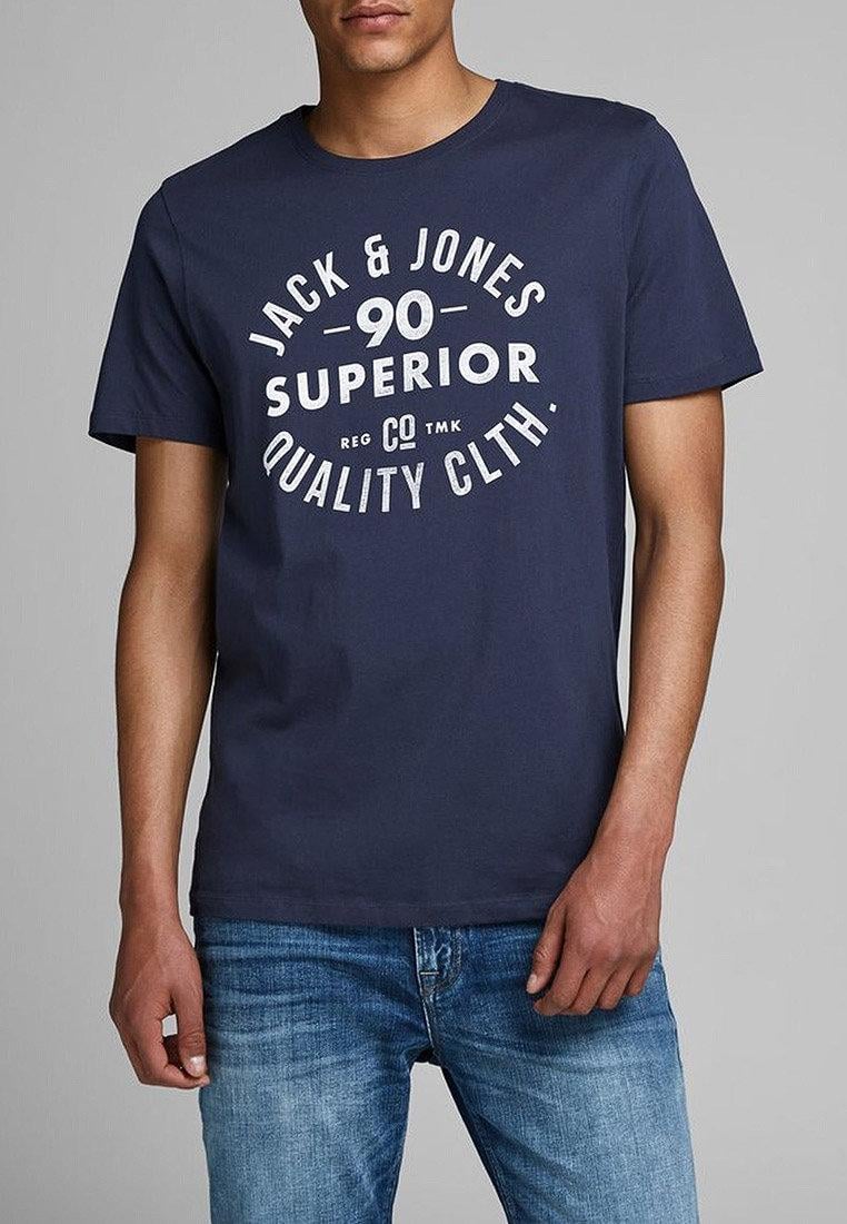 Футболка Jack & Jones 12157339x51 мужская M Темно-синий (173068)