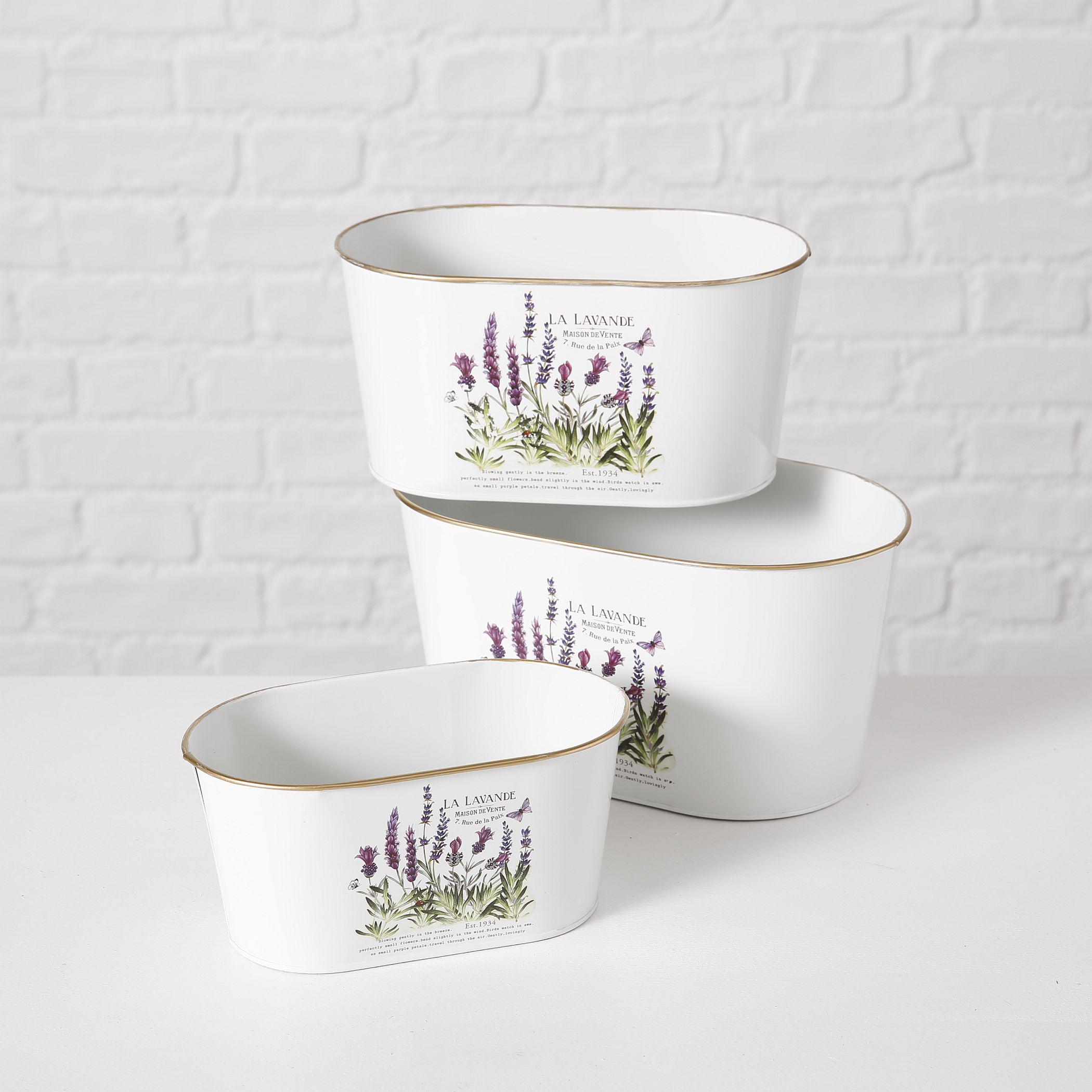 Набор 3х цветочных горшков белый h9-13см Гранд Презент 1011762