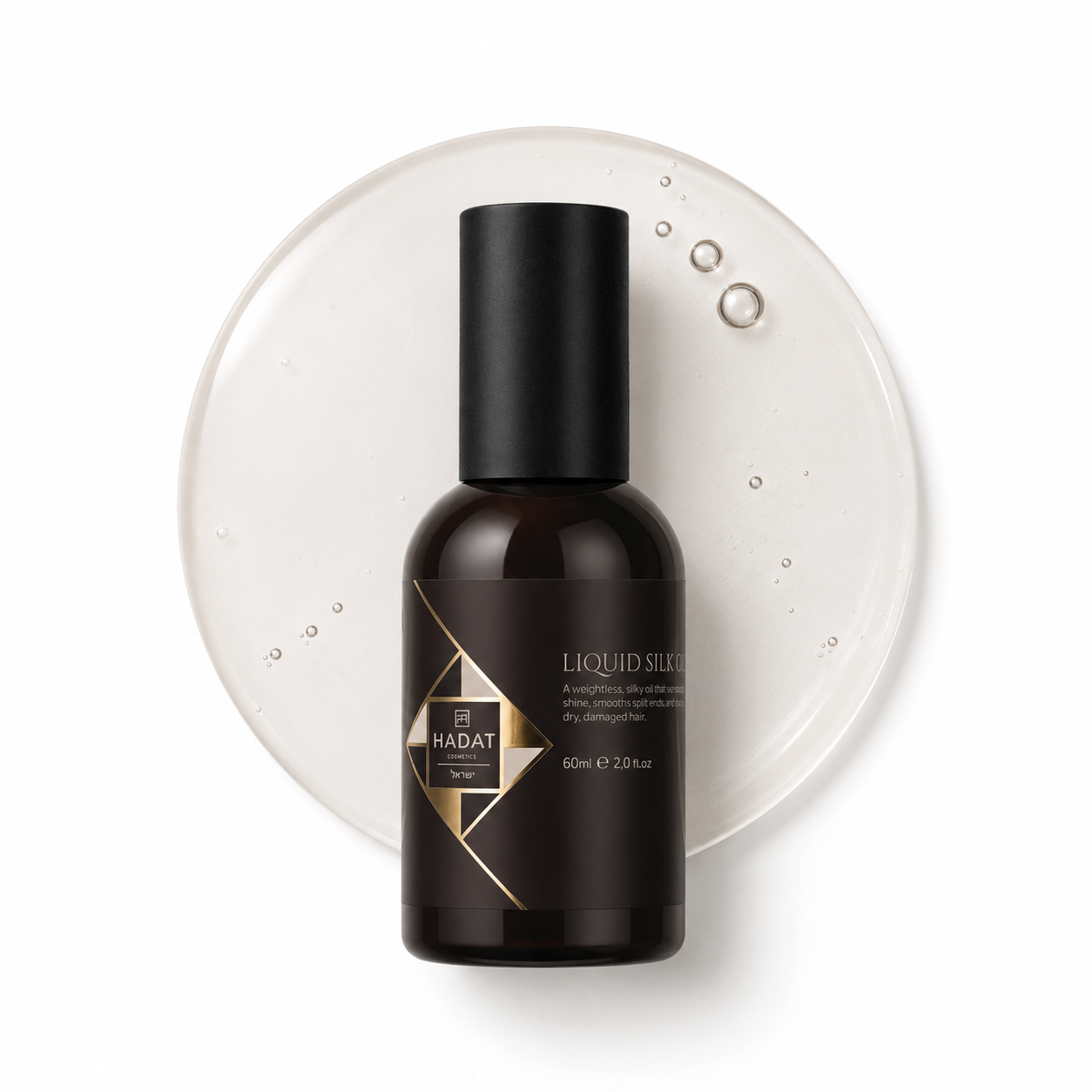 Поживна олія для відновлення сяйва та блиску волосся Hadat Cosmetics Liquid Silk Oil 60 мл