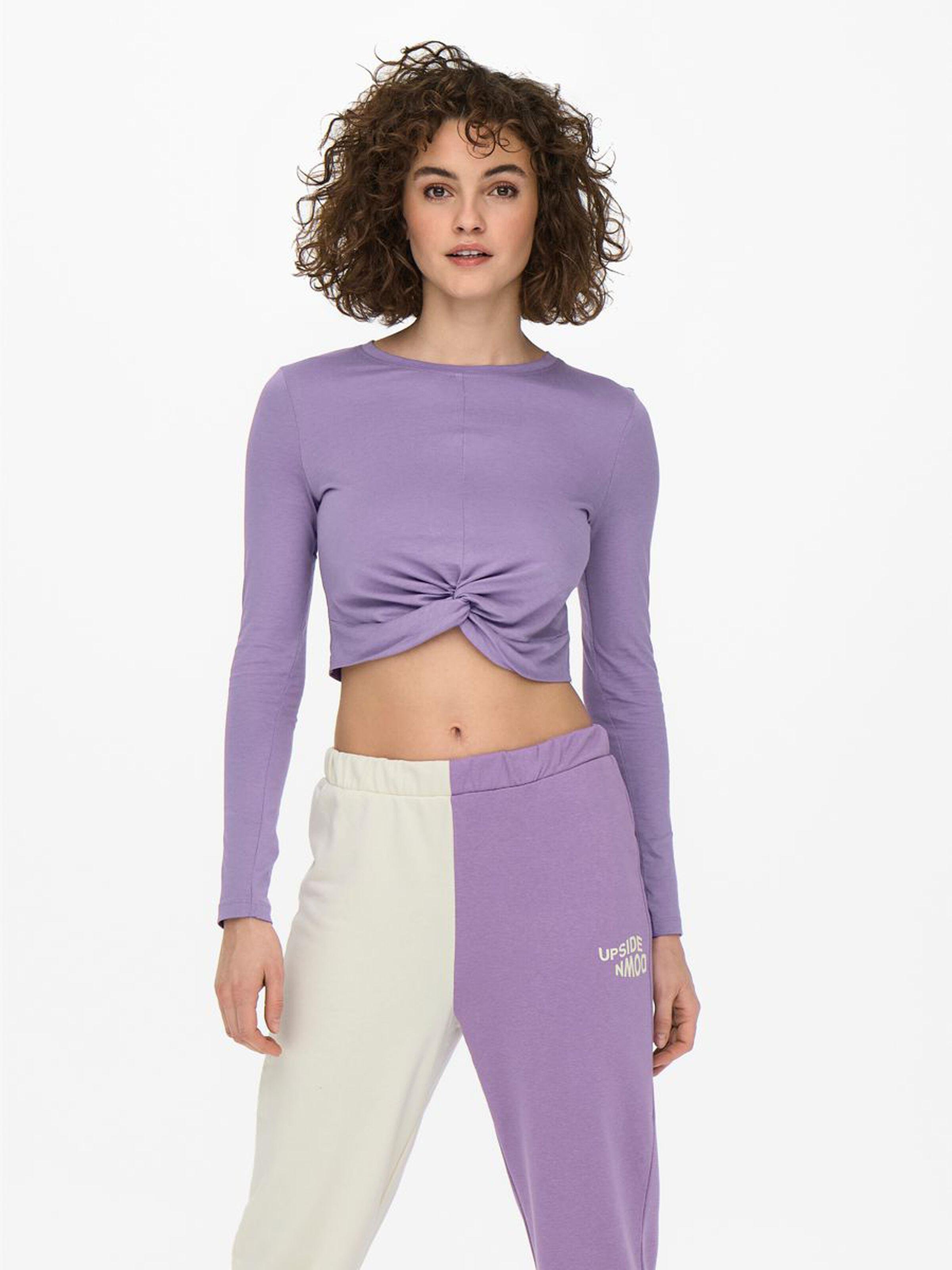 Реглан женский Only 15253791 L Фиолетовый