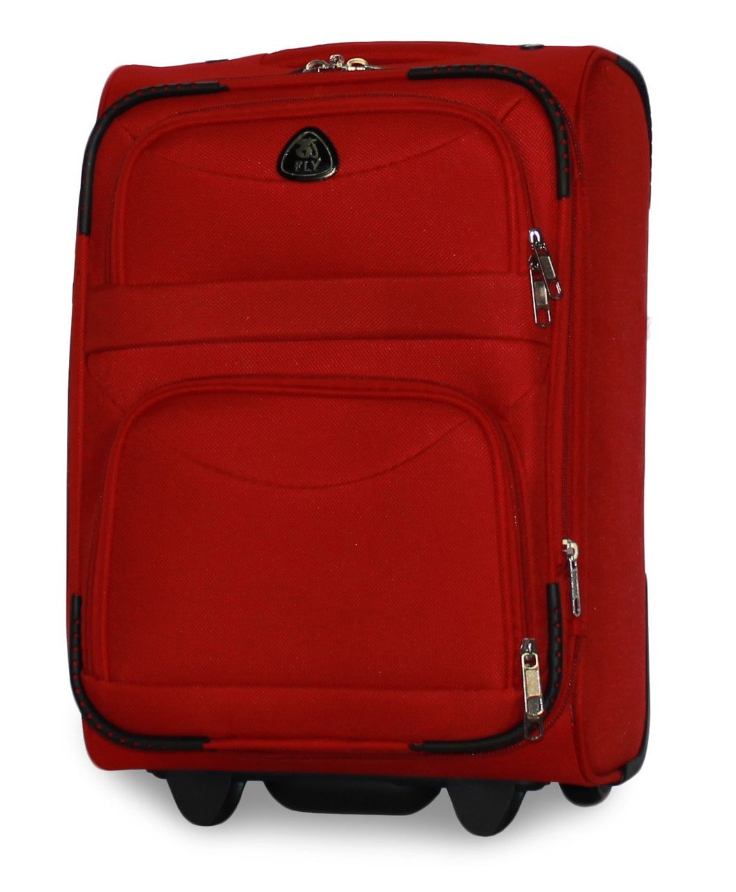 Чемодан ручная кладь Fly 6802 мини на 2 колесах 46х32х20 см Бордовый