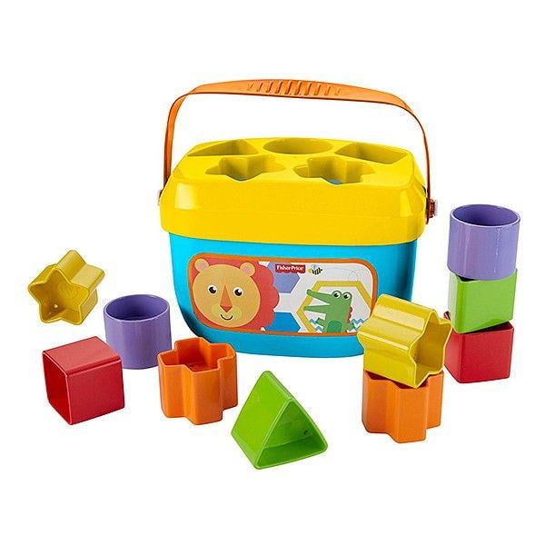 Відерце з кубиками Fisher Price яскраве (FFC84)