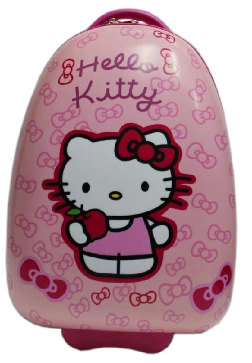 Чемодан детский пластиковый Китти 42 см 2 колеса (Bp188303)