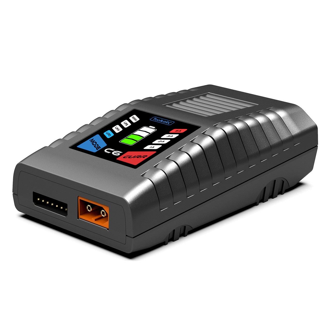 Зарядний пристрій ToolkitRC C6 AC 50W 5A XT60 для батарей 1-6S (00-00026624)