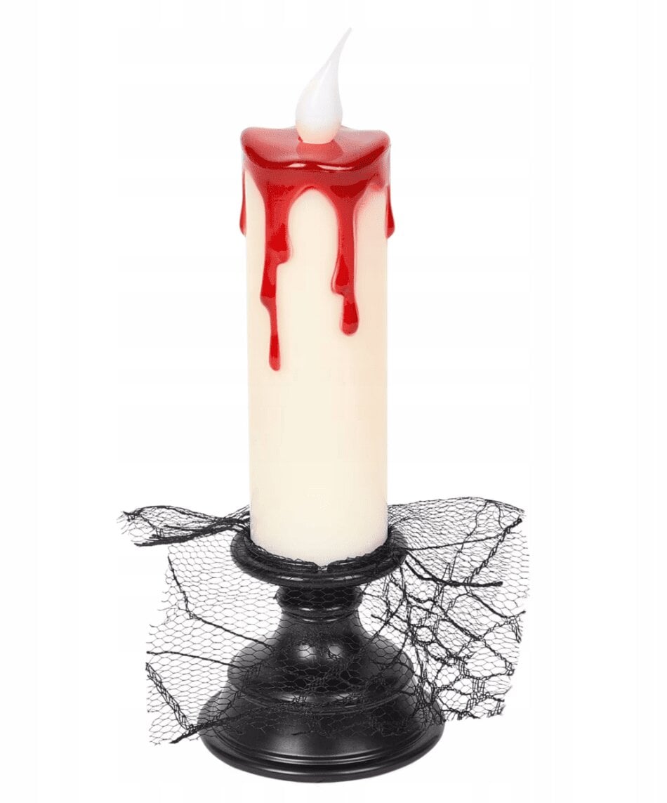 Декоративна світлодіодна свічка Halloween з підсвічником (3186508561)