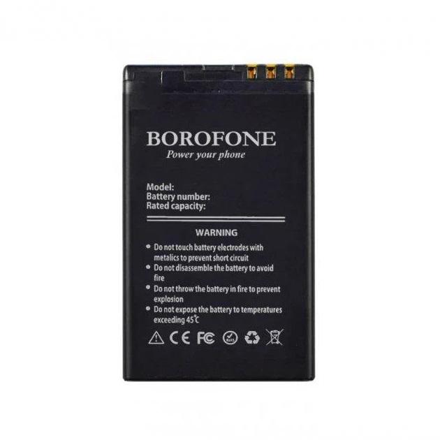 Акумулятор Borofone BL-4U для Nokia Asha 306/3120 Classic/5330/5730/6216 Classic/6600 Slide/8800 Arte (BONO011586) Акумулятор Borofone BL-4U для Nokia Asha 306/3120 Classic/5330/5730/6216 Classic/6600 Slide/8800 Arte (BONO011586)