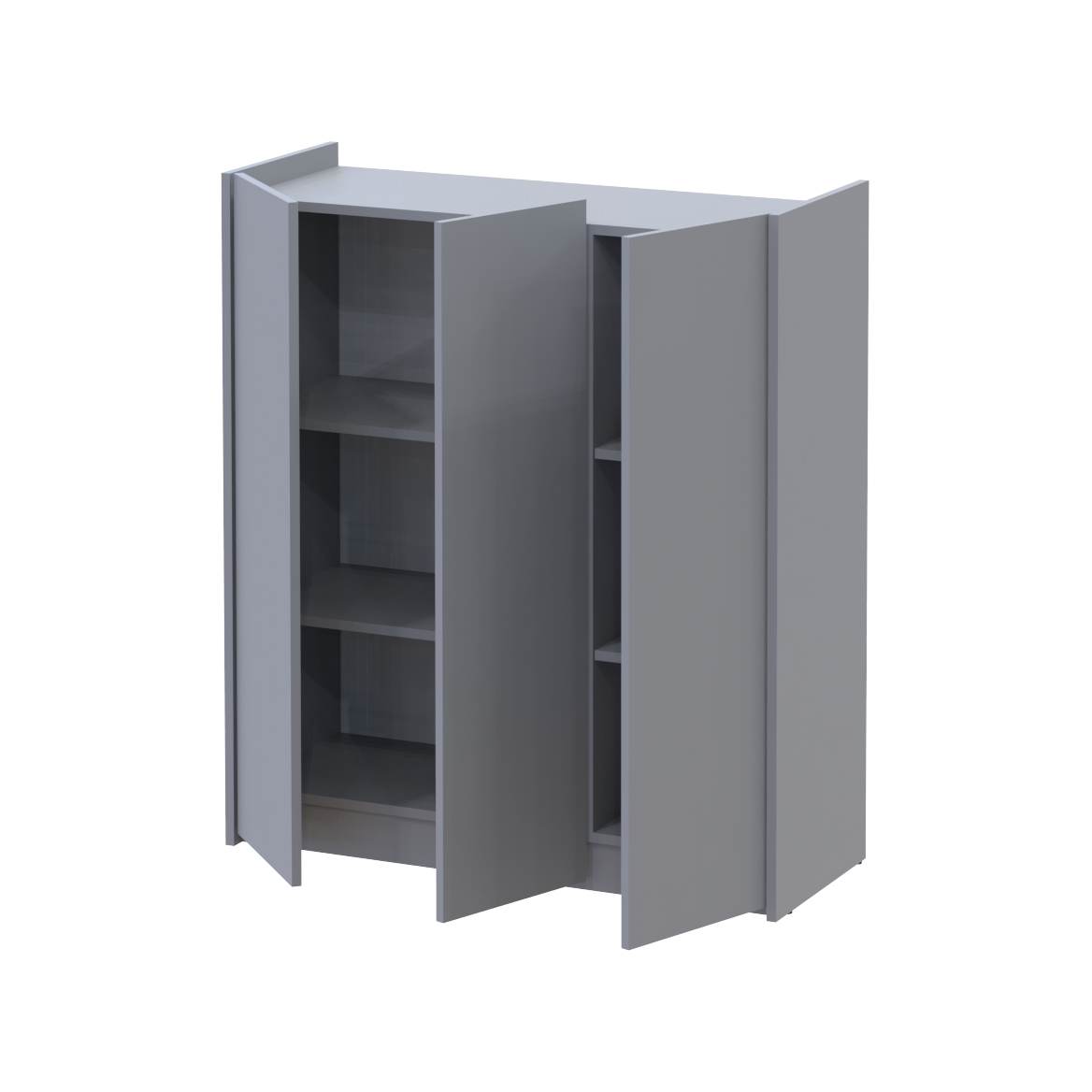 Тумба для обуви Doros Кассель 3 ДСП 97х40х110 см Серый (41516225) (41516225) - фото 2 Тумба для обуви Doros Кассель 3 ДСП 97х40х110 см Серый (41516225) (41516225) - фото 2