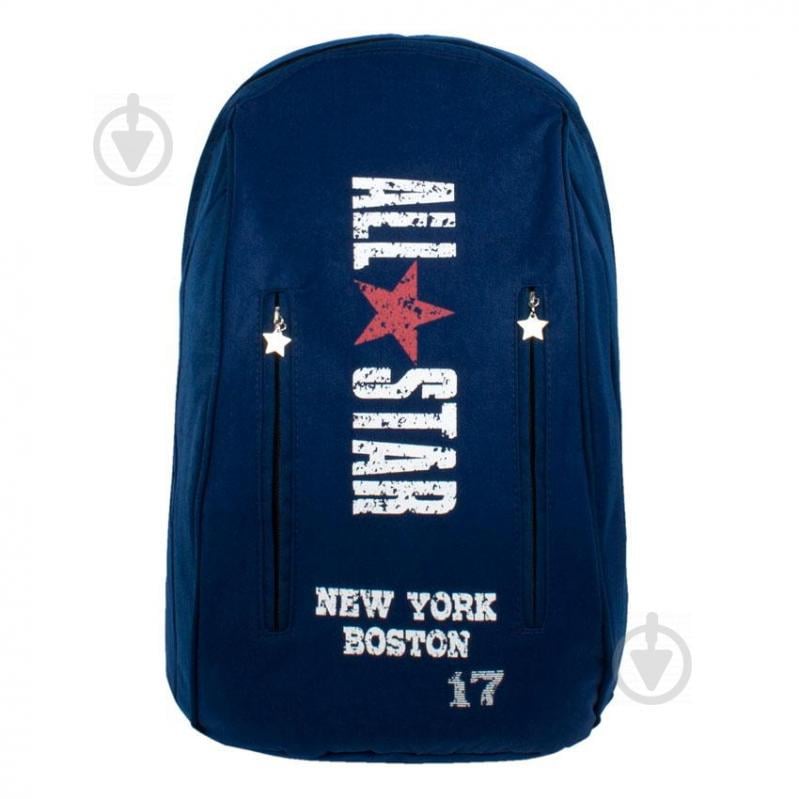 Рюкзак городской Can Vas Все звезды Нью Йорк Бостон All Star New York 17 Boston 47х31х17 см Темно-Синий (23385) Рюкзак городской Can Vas Все звезды Нью Йорк Бостон All Star New York 17 Boston 47х31х17 см Темно-Синий (23385)