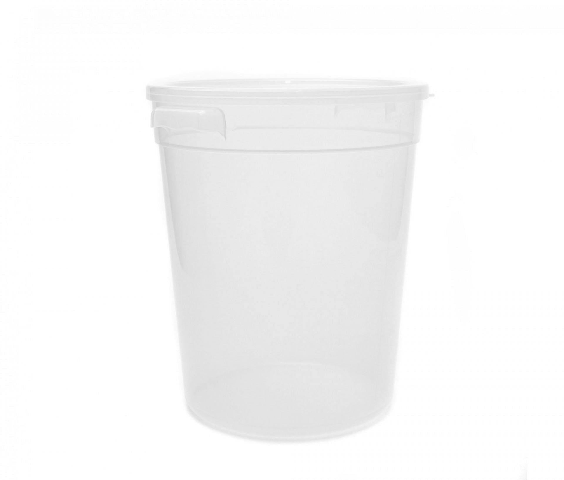 Контейнер круглый для хранения продуктов с крышкой One Chef 4 л Прозрачный