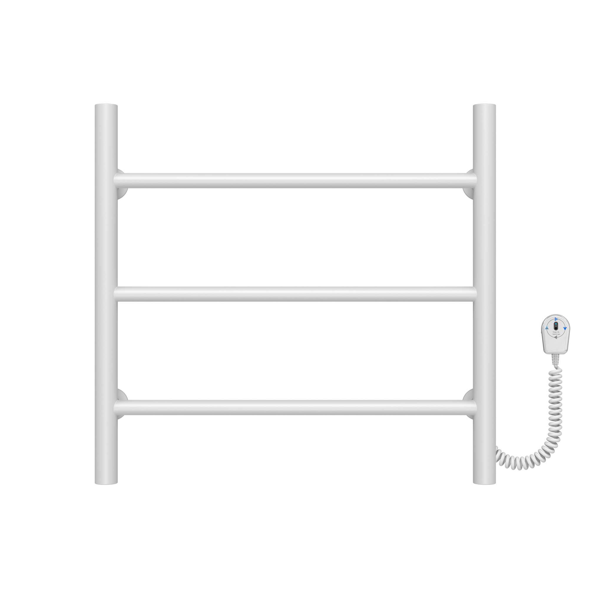 Полотенцесушитель электрический Deffi Орион П3 EF16 правое подключение нержавеющая сталь 500x500 мм Белый (C.OR.50.50.3.EWR5)