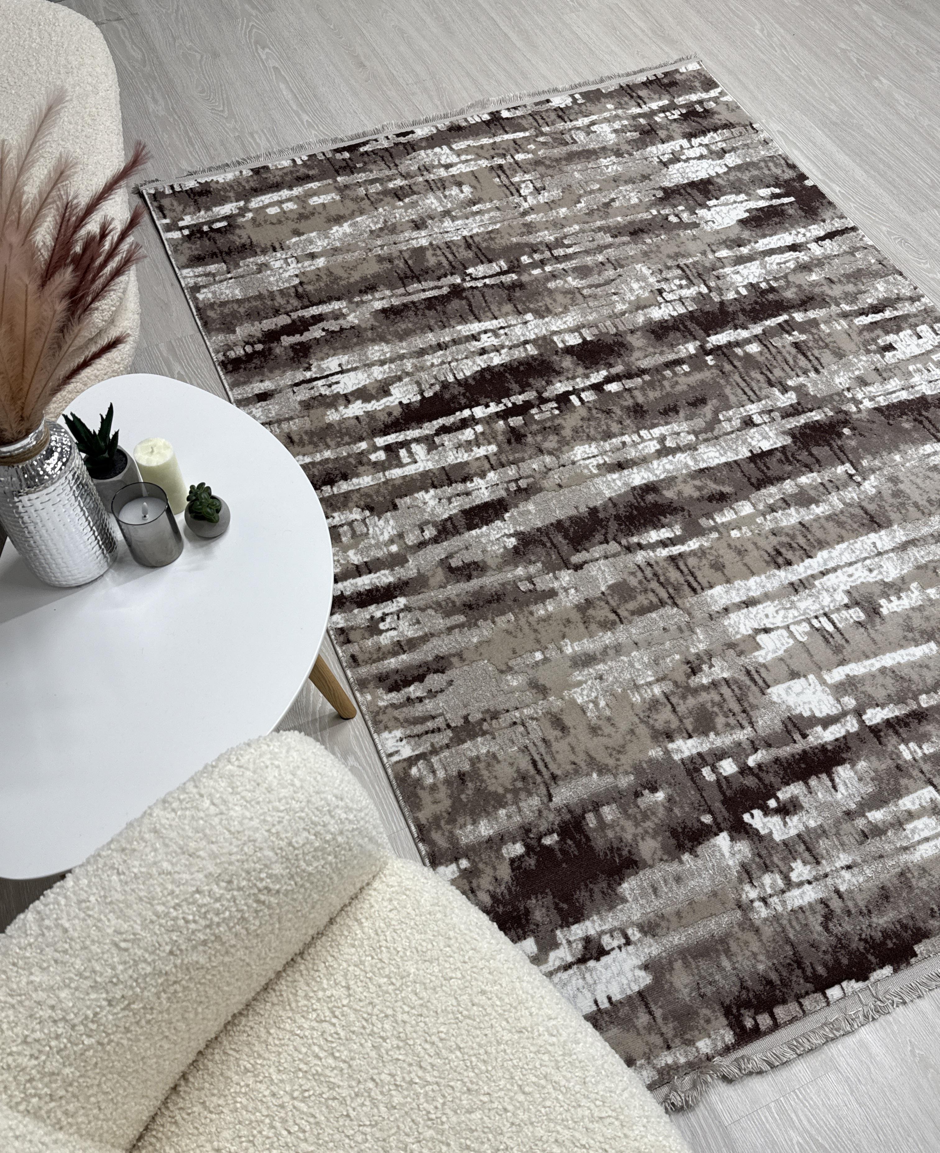 Килим Mars з невисоким ворсом 200x400 см Бежевий (2701BAK/K8) - фото 5 Килим Mars з невисоким ворсом 200x400 см Бежевий (2701BAK/K8) - фото 5