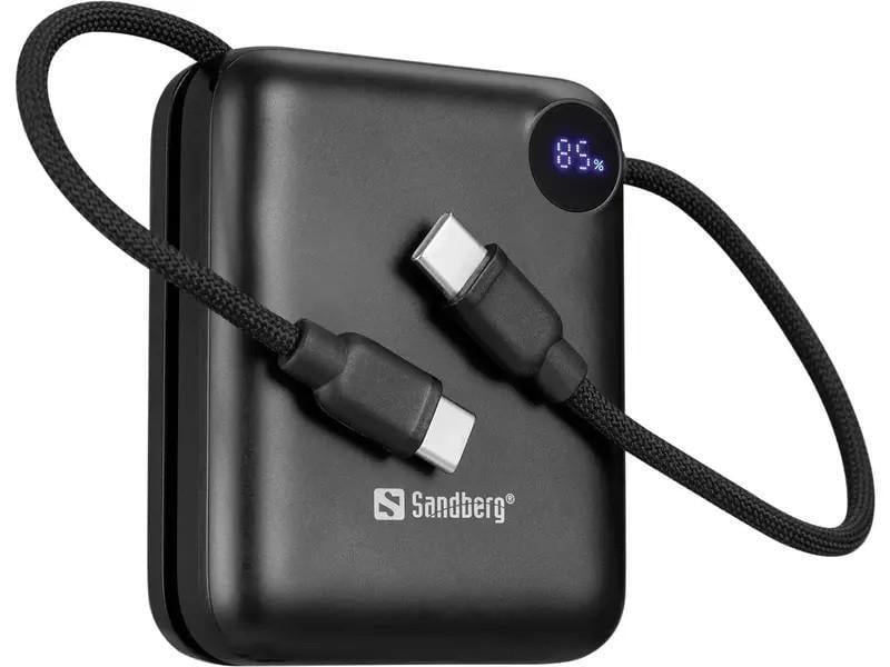 Повербанк Sandberg 10000 mAh 20W PD QC3.0 USB-C (2962851114)