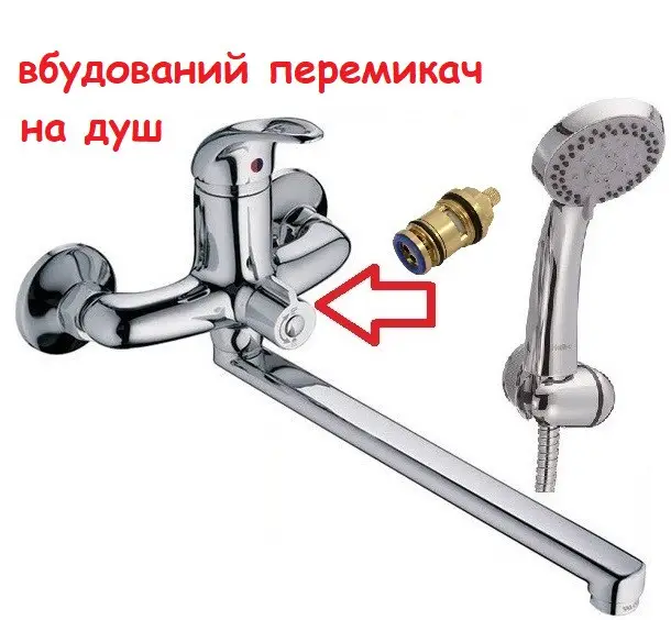 Кранбукс дивертор Aqua-World перемикач душа кераміка - фото 4 Кранбукс дивертор Aqua-World перемикач душа кераміка - фото 4