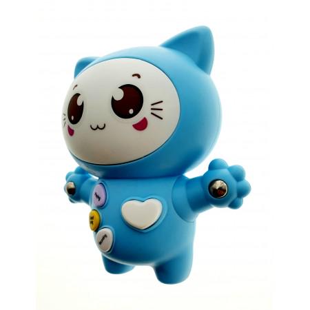 Інтерактивна музична іграшка Smart Baby Link Link Cat Кошеня з функцією нічника Блакитний (0016) - фото 3